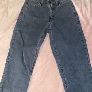 American Eagle Outfitters Boyfriend Corduroy in Dark Gray